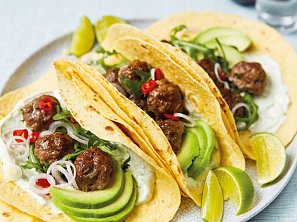 Tortilly s masovými kuličkami