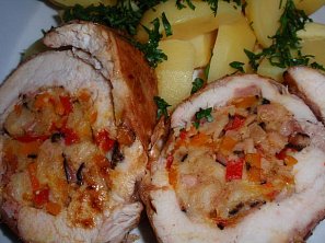 Kuřecí roláda s dýní