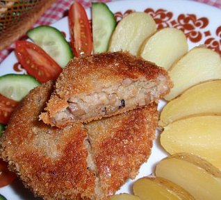 Žampionové placičky (karbanátky)