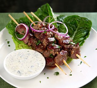 Meduňková marináda s mátou a jogurtem