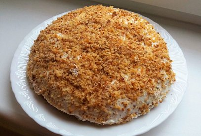 Mrkvový koláč s tvarohovým krémem