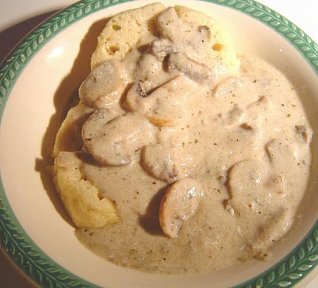 Jednoduchá žampionová omáčka