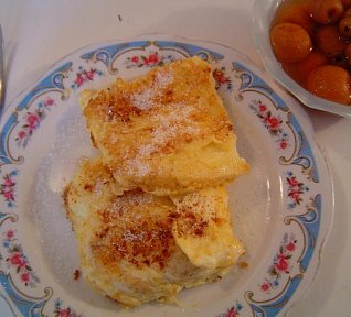 Smažená krupicová kaše po švýcarsku