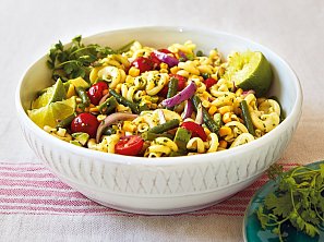 Mexický těstovinový salát