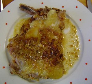 Česneková krkovička naložená v mléce