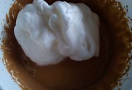 Smetanový cappuccino dort / řez