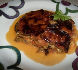 Parmigiana - italský zapečený lilek (odlehčená verze)