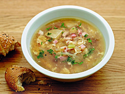 Ostrá česnečka s tvarůžky