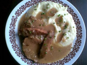 Vepřové kotlety se špekáčkem