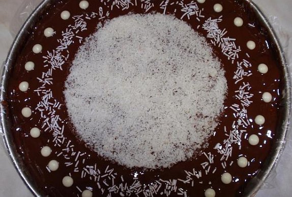 Kokosový dort nebo řez photo-0