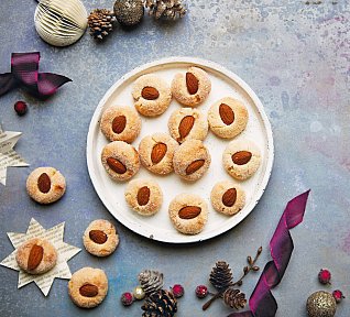 Křupavé mandlové sušenky