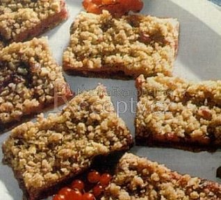 Rybízový žmolenkový koláč