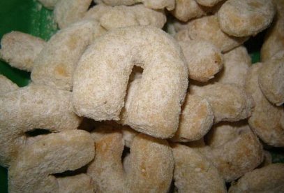 Vanilkové rohlíčky s ořechy