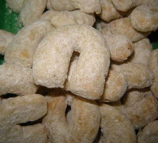 Vanilkové rohlíčky s ořechy