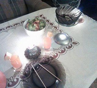 Čokoládové fondue s aromalampou Čokoládové fondue s aromalampou