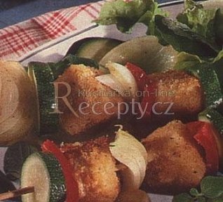 Pikantní sýrové špízy