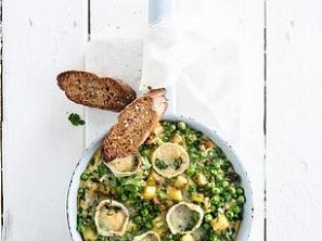 Hrášková Frittata Hrášková Frittata