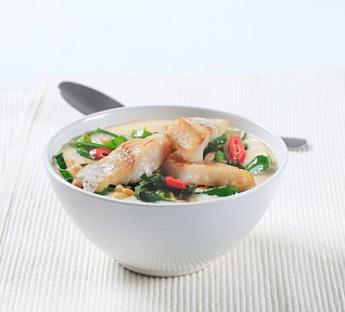 Krémová rybí polévka