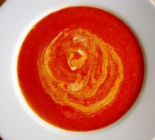 Papriková krémová polévka