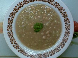 Cizrnovo - pórková polévka