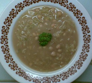 Cizrnovo - pórková polévka