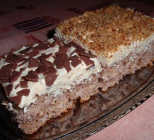 Ořechové řezy s vločkami