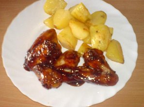 Kuřecí křidélka s medem