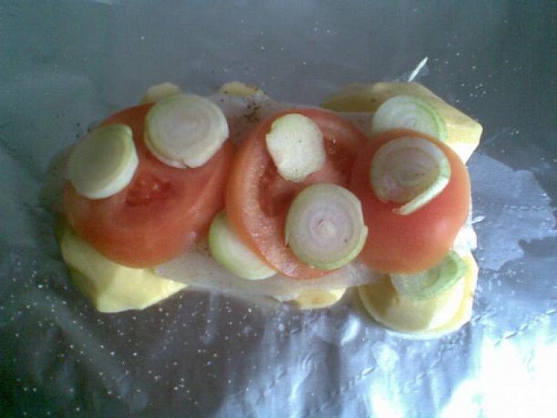 Pstruh na rajčatech