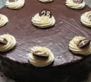 Velký ořechový dort