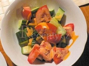 Tříminutový salát s dresinkem