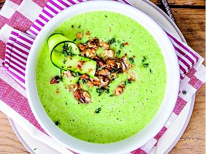 Cuketovo-brokolicový krém