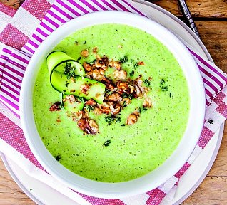 Cuketovo-brokolicový krém