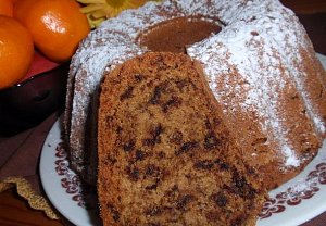 Bábovka (buchta, dort) z červené řepy s čokoládou - vláčná