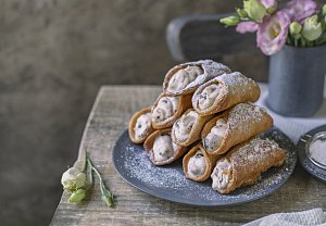 Cannoli s čokoládou