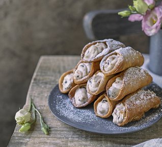 Cannoli s čokoládou