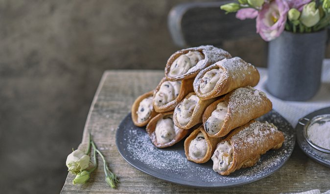 Cannoli s čokoládou