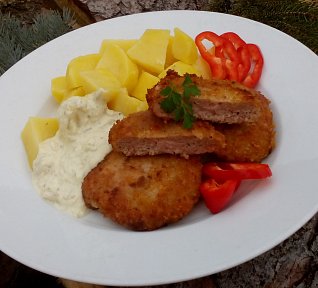 Mleté řízky s Romadurem (tvarůžky)