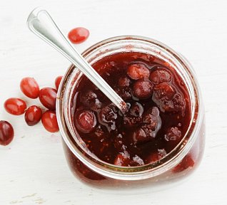 Brusinkový kompot Brusinkový kompot