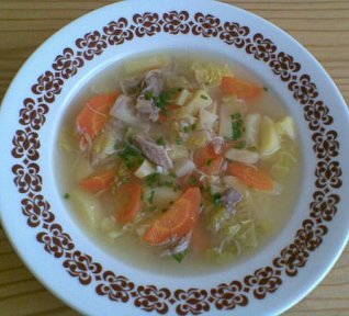 Ovarová polévka se zeleninou