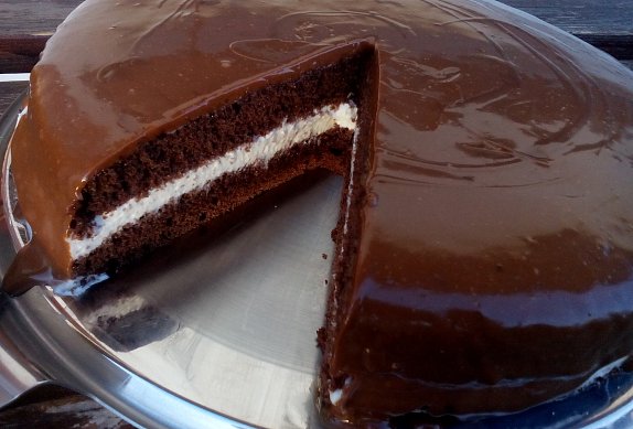 Smetanovo - čokoládový dort