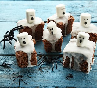 Halloweenský perník