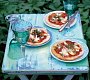 Pizza s chřestem a parmskou šunkou