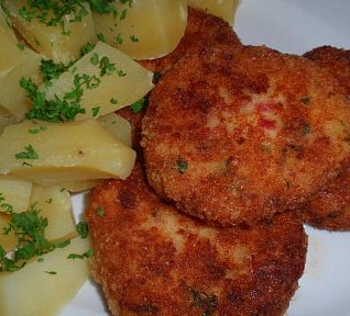 Jednoduché sýrové řízky (karbanátky, krokety)