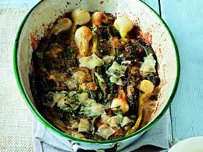 Gratinované jarní cibulky