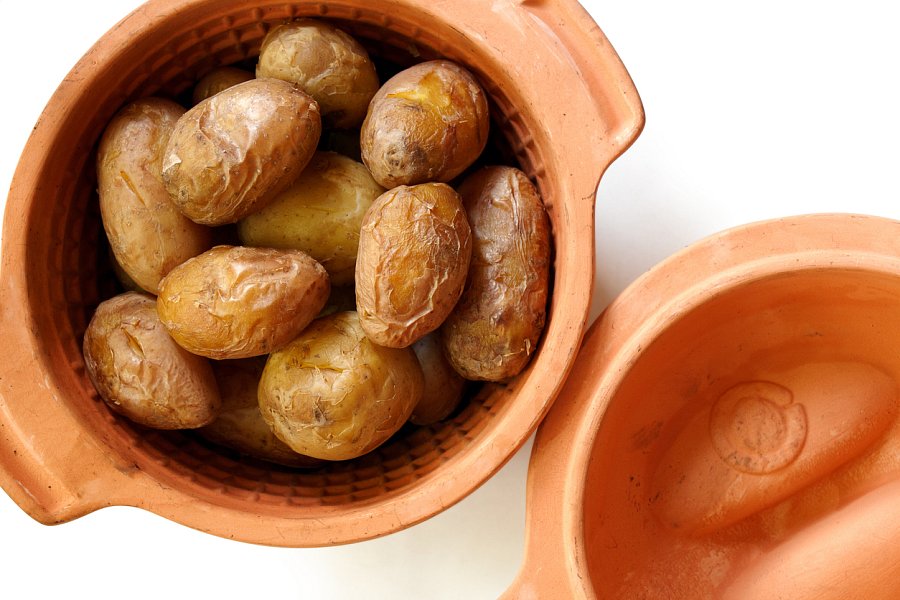 Bramborový salát se zelenými fazolkami