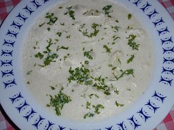 Květáková polévka s Nivou