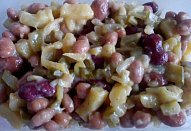 Bramborovo-fazolový salát