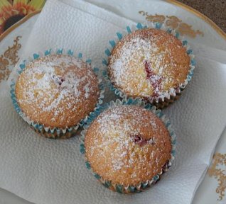 Jahodovo-banánové muffiny