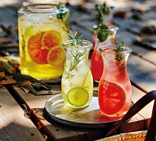 Růžová citronáda