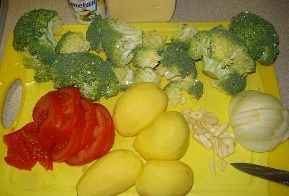 Zapečená brokolice do remosky